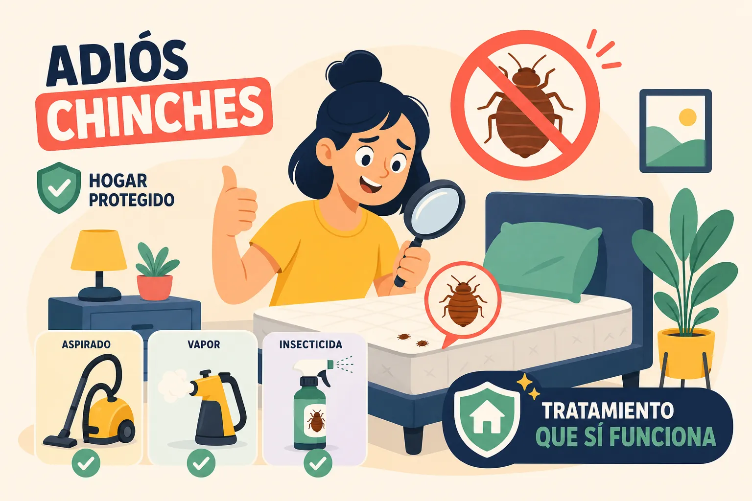 Tratamiento para chinches en el hogar: cuál funciona mejor